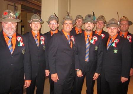 Members of Coro Brigata Alpina Julia Congedati