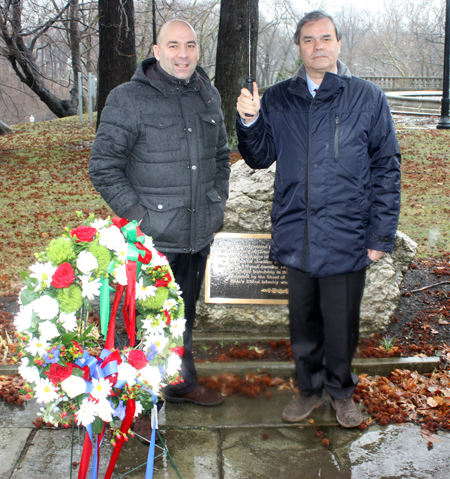 Consul Marco Nobili and Vicenza Mayor Achille Variati