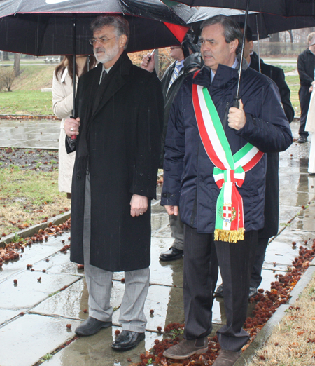 Cleveland Mayor Frank Jackson and Vicenza Mayor Achille Variati