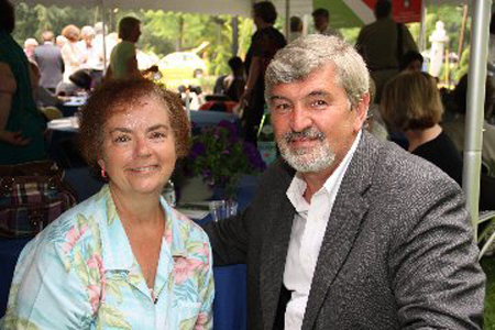 Fran and Paul Burik- President Cleveland Cultural Gardens Federation