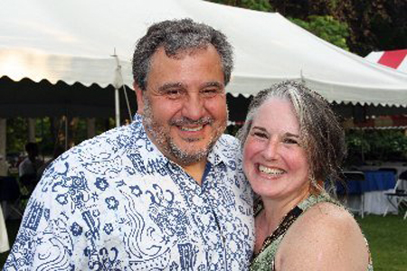 Joseph Marinucci  of the Cleveland Downtown Alliance and wife Dani