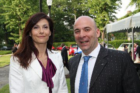 Hon. Vice Consulate of Italy Serena Scaiola and Consul of Italy from Detroit Marco Nobili