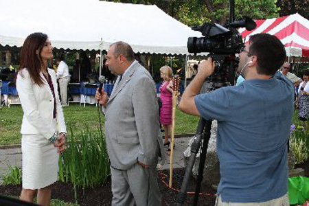 Serena Scaiola and RAI TV International from Italy