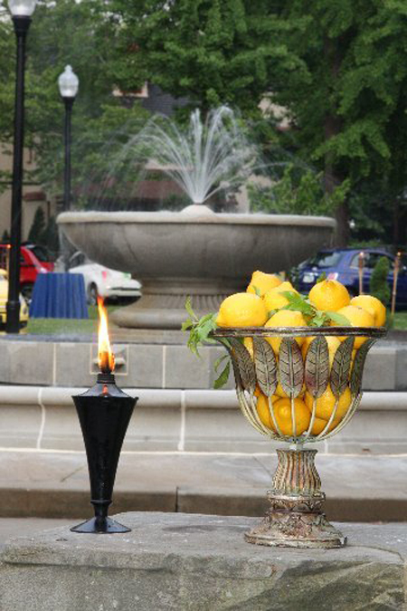 Fountain at Italian Cultural Garden in Cleveland