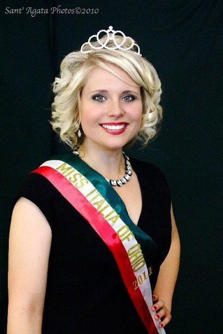 Miss Italia Ohio - Christina Selvaggio Stickan