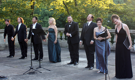 Performers at Opera in the Italian Garden