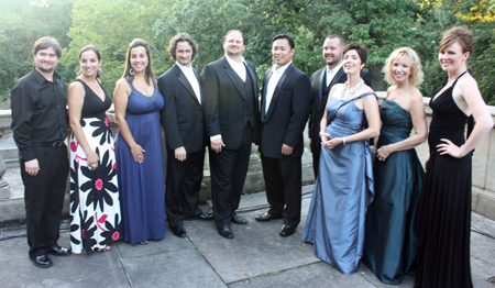 Cast of Opera in the Italian Garden