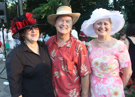 ladies and Greg Polyak in hats