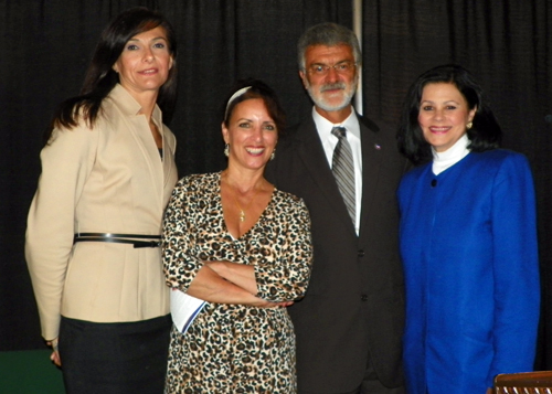 Serena Scaiola, Rose Zitiello, Mayor Frank Jackson and Councilwoman Dona Brady