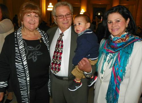 Carla and Joe Coreno With baby Antonio and Dona Brady