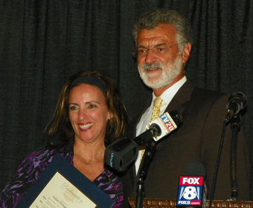 Rose Zitiello and Mayor Frank Jackson