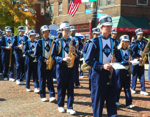 Benedictine High School Band at Columbus Day Parade in Cleveland -Little Italy
