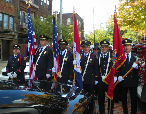 Color Guard at Little Ital parade