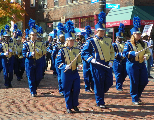 Garfield Hts High School Band at Columbus Day Parade in Cleveland - Little Italy