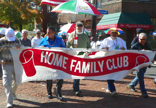 Home Family Club at Columbus Day Parade in Cleveland - Little Italy