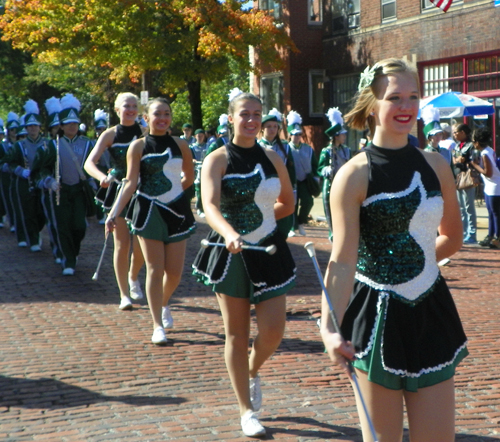 Lake Catholic High School Band at Columbus Day Parade in Cleveland - Little Italy