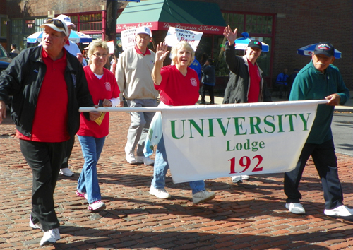 Italian Lodge at Columbus Day Parade in Cleveland - Little Italy