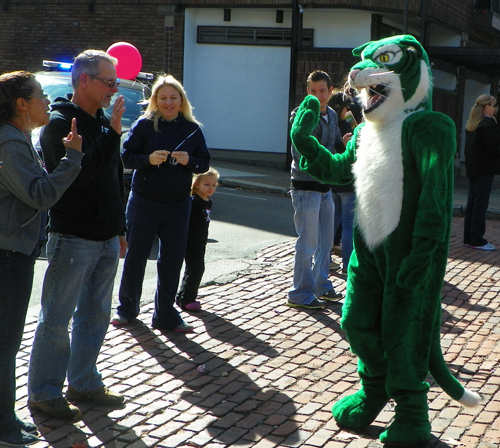 Mayfield High School Band at Columbus Day Parade in Cleveland - Little Italy