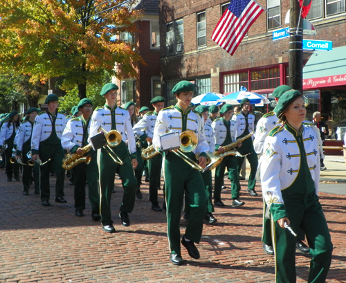 Mayfield High School Band at Columbus Day Parade in Cleveland - Little Italy