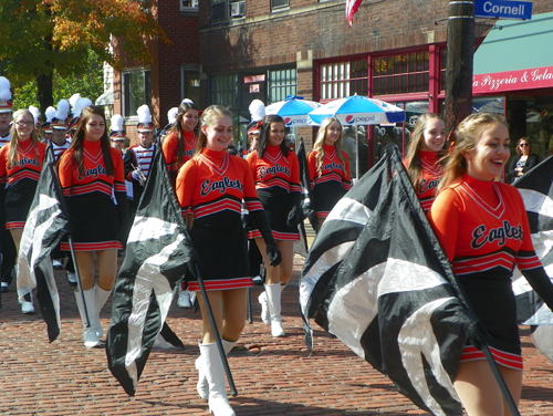 North Olmsted High School Band at Columbus Day Parade in Cleveland - Little Italy