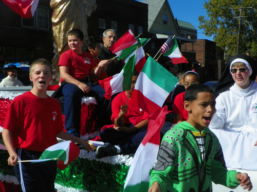 Columbus Day Parade in Cleveland -Little Italy