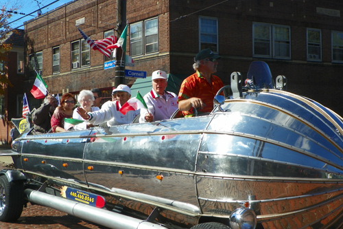 Columbus Day Parade in Cleveland -Little Italy