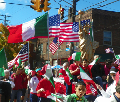 Columbus Day Parade in Cleveland -Little Italy