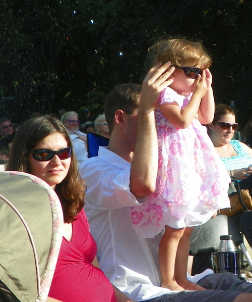 little girl at opera