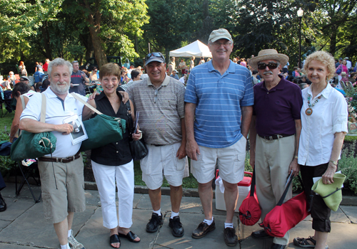 Tim and Greta Ryan, Jim Lomis, Jim Tobin, Jim and Connie Richardson