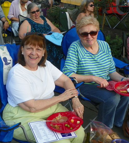 Sheila Murphy Crawford and Candy Clemson