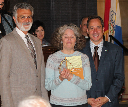 Mayor Jackson, Connie Sancetta and Matt Zone