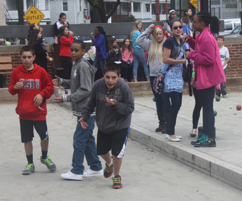 Bocce at Alta House    Cleveland Columbus Day Parade 2014