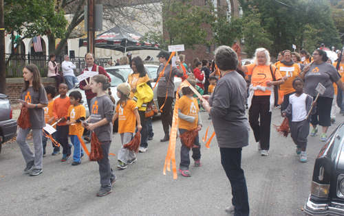 Cleveland Montessori  at Cleveland Columbus Day Parade 2014