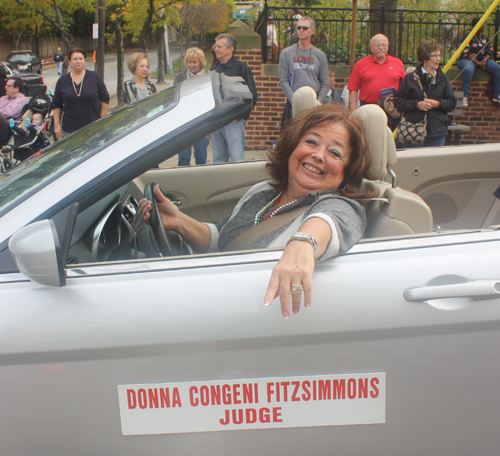 Dottie Verderber at Cleveland Columbus Day Parade 2014