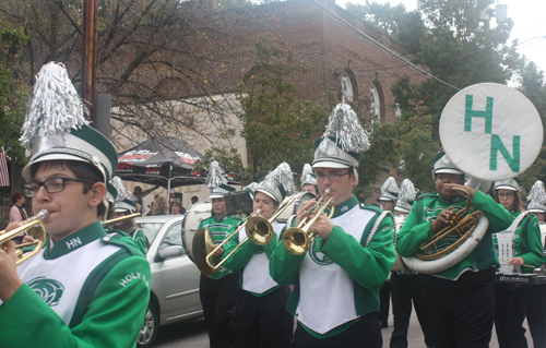 Holy Name High School Marching Band in Cleveland Columbus Day Parade