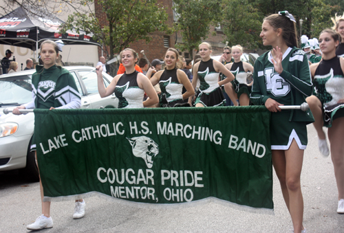 Lake Catholic High School Marching Band in Cleveland Columbus Day Parade