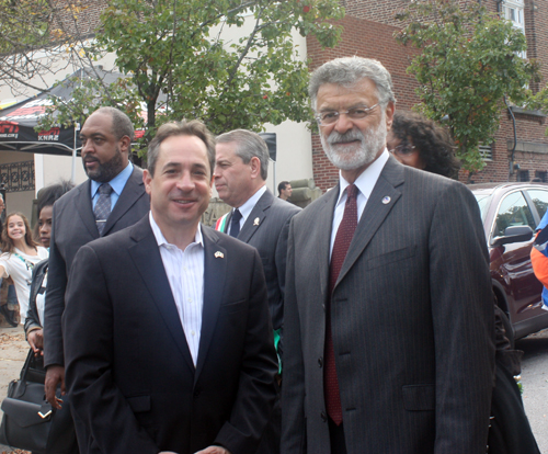 Matt Zone and Mayor Frank Jackson