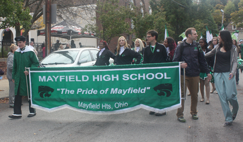Mayfield High School Marching Band in Cleveland Columbus Day Parade
