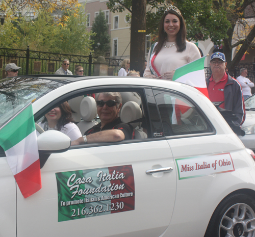 Miss Italia at Cleveland Columbus Day Parade 2014