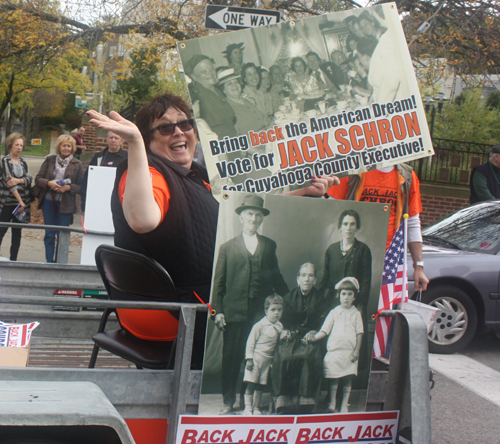 Lucy Stickan at Cleveland Columbus Day Parade 2014