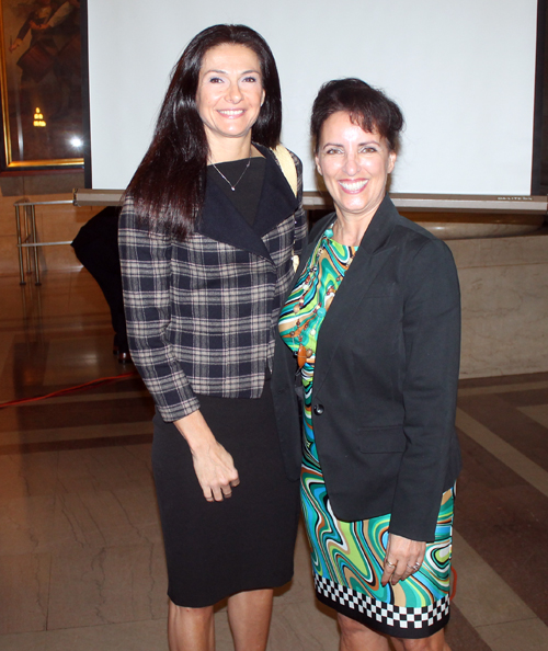 Consul Serena Scaiola and Rose Zitiello