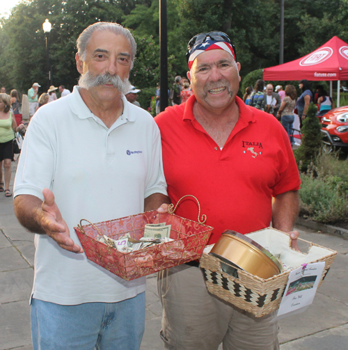 Mike Spena of Spena Landcape and Tom Berardenelli of the Italian Cultural Garden