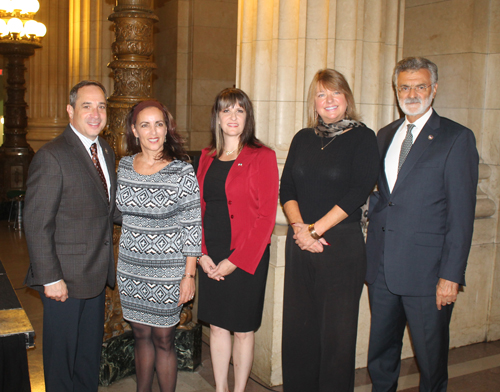 Matt Zone, Rose Zitiello, Pamela Dorazio Dean, Mayor Frank Jackson