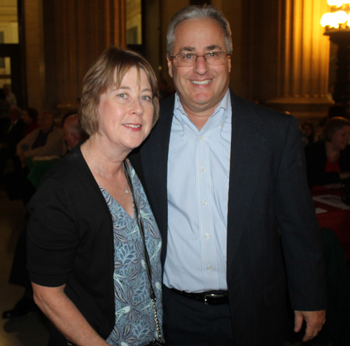 Solon Italian Club Man of the Year Mike DiCarro and wife