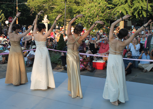 Cleveland Ballet dancing to Merry Widow Waltz at Opera in the Italian Cultural Garden