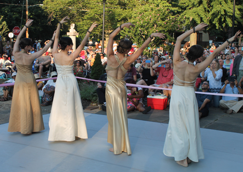 Cleveland Ballet dancing to Merry Widow Waltz at Opera in the Italian Cultural Garden