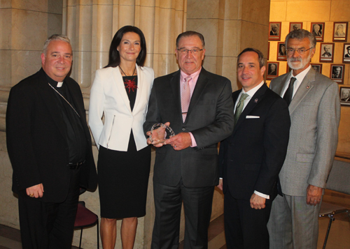 Bishop Perez, Serena Scaiola, Gino Latessa, Matt Zone and Mayor Jackson