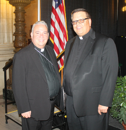 Bishop Nelson Perez and Fr. Don Oleksiak, the Dicoese Moderator of the Curia.