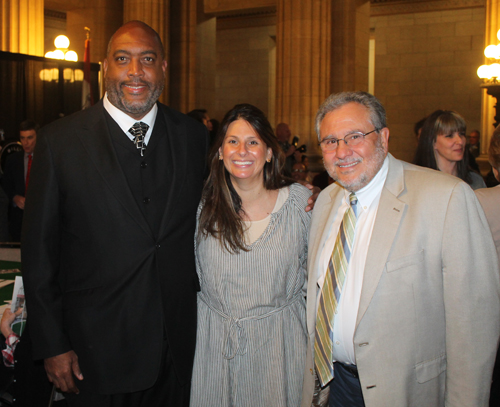 Councilman Blaine Griffin, Angie Spitalieri and Joe Marinucci