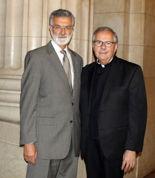 Mayor Frank Jackson and Father Martin Polito